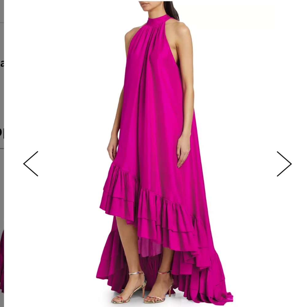Azeeza Lucas Raw Silk Gown